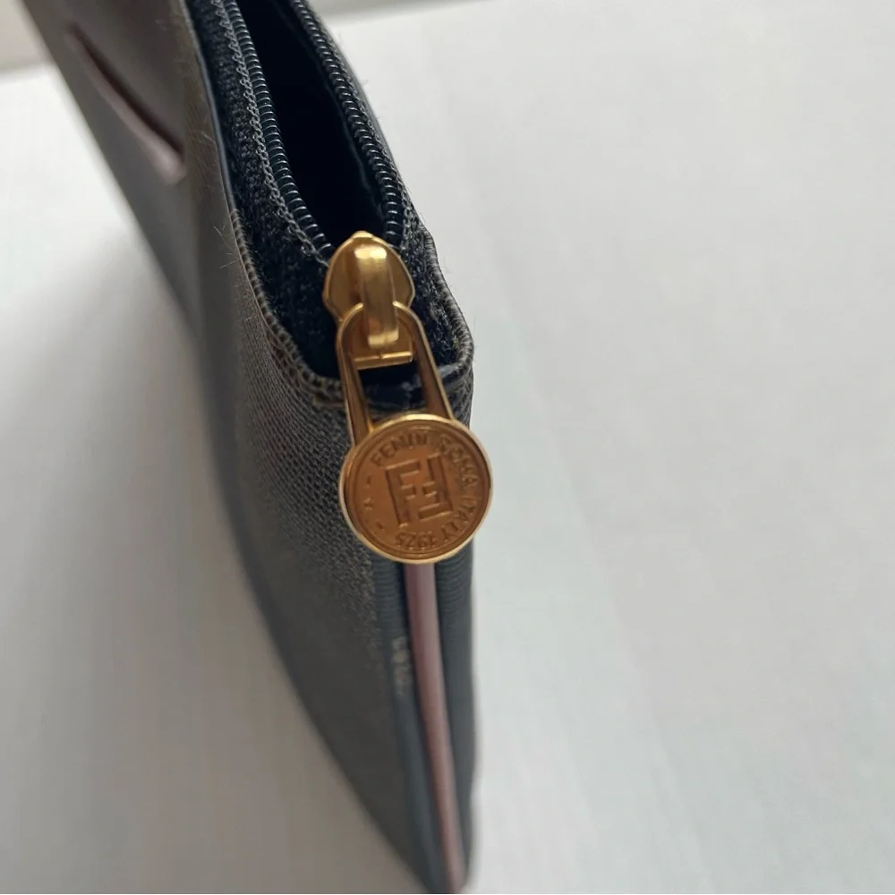 Fendi Pequin Portfolio Clutch with dustbag - Picture 12 of 14